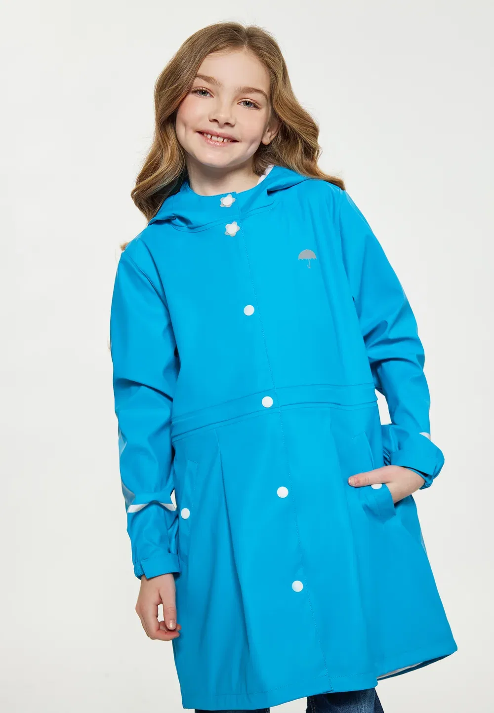 Дождевик Schmuddelwedda - водонепроницаемая куртка Schmuddelwedda, Cyan Blue — фото 2