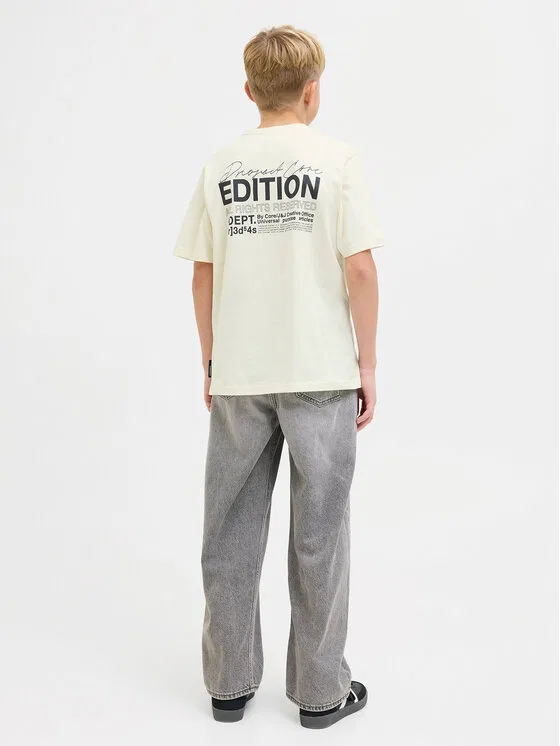 Футболка loose fit Dynamic Dust Jack & Jones Junior, желтый — фото 3
