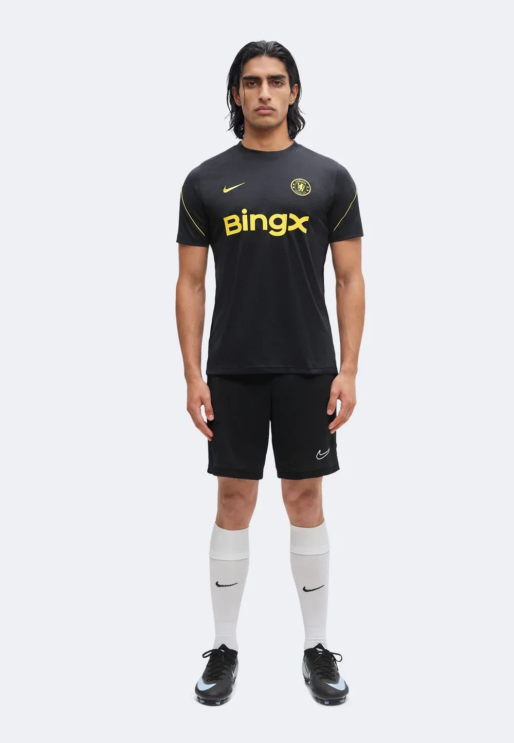 Cfc - спортивная футболка Nike Performance, Pitch Blue/Midwest Gold-Coloured/White — фото 2