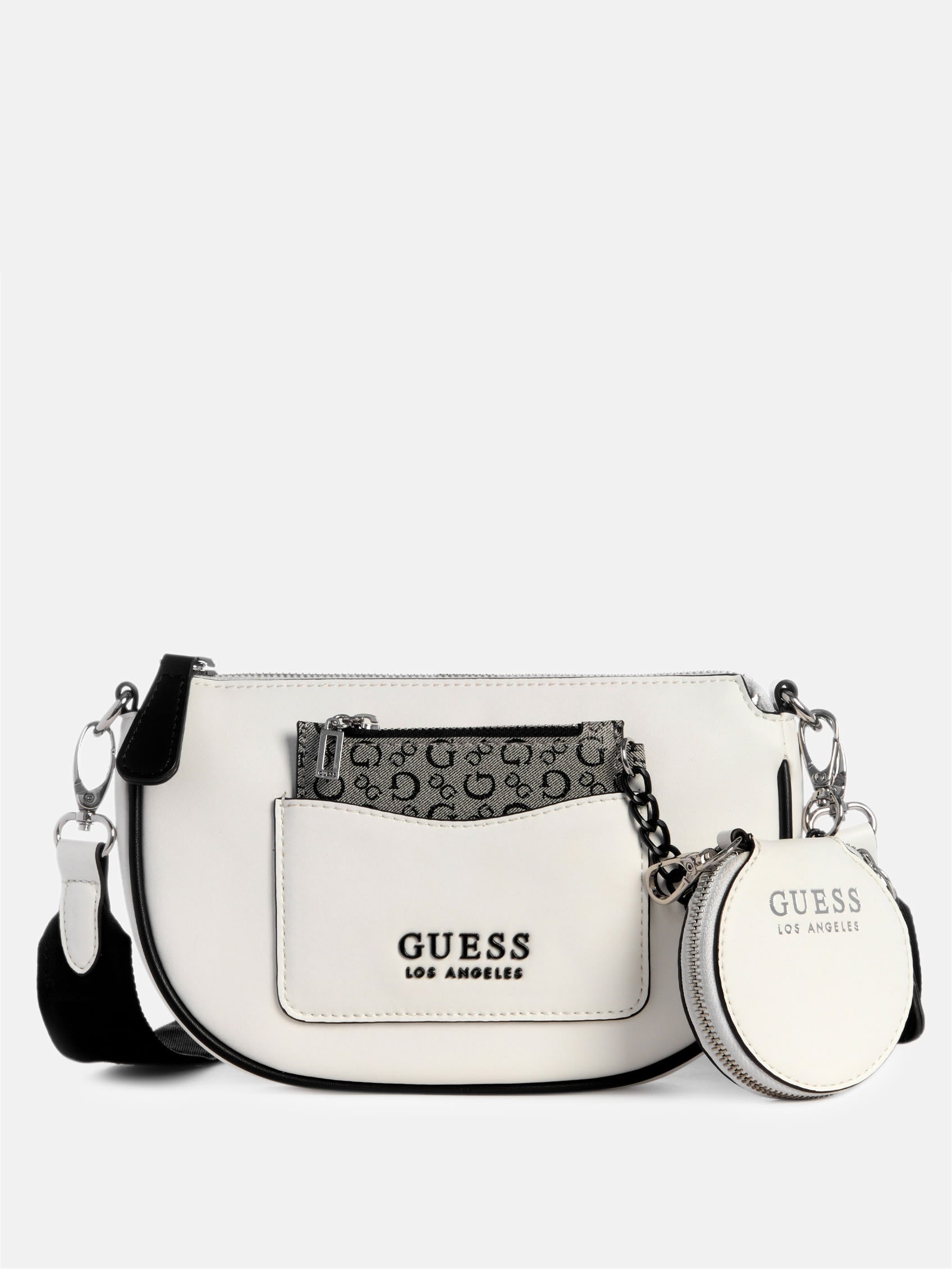

Espoir Zip-Top сумка через плечо Guess Factory, белый/мультиколор