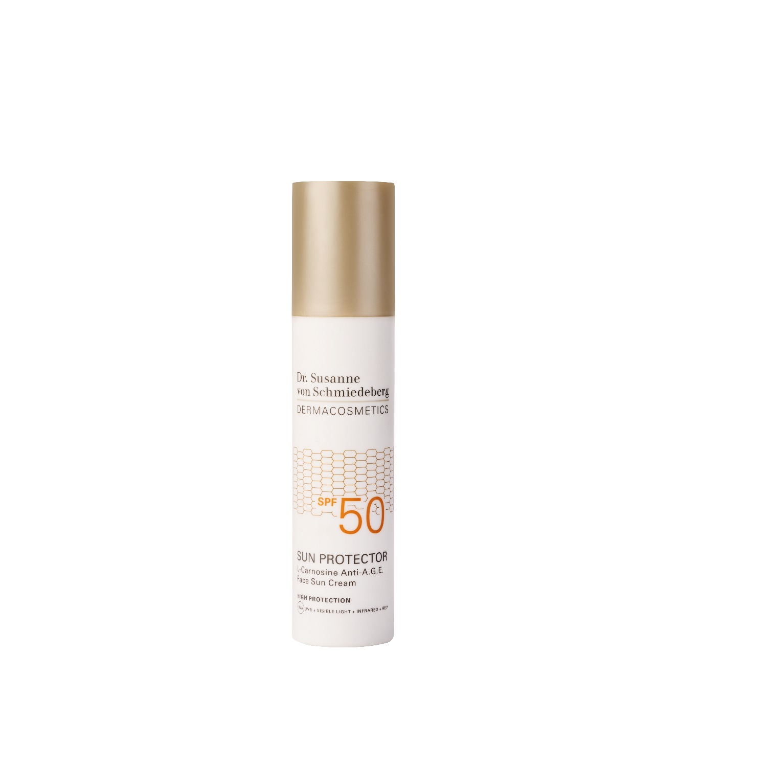 Солнцезащитный крем l-carnosine spf 50 Dr Susanne Von Schmiedeberg, объем 50 мл — фото 2