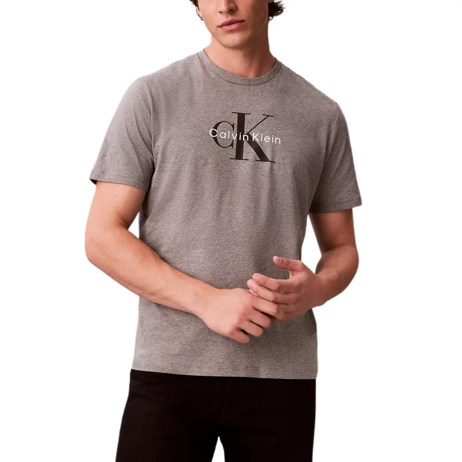 

Футболка Calvin Klein Monologo, серый