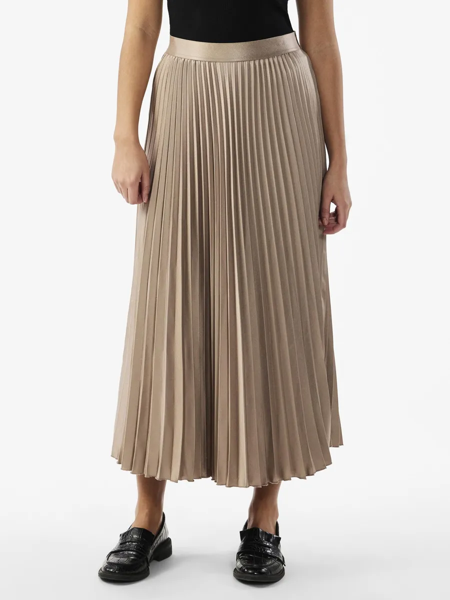 

Плиссированная юбка Y.A.S "YASCELINE HW MIDI SKIRT S. NOOS", цвет Fungi