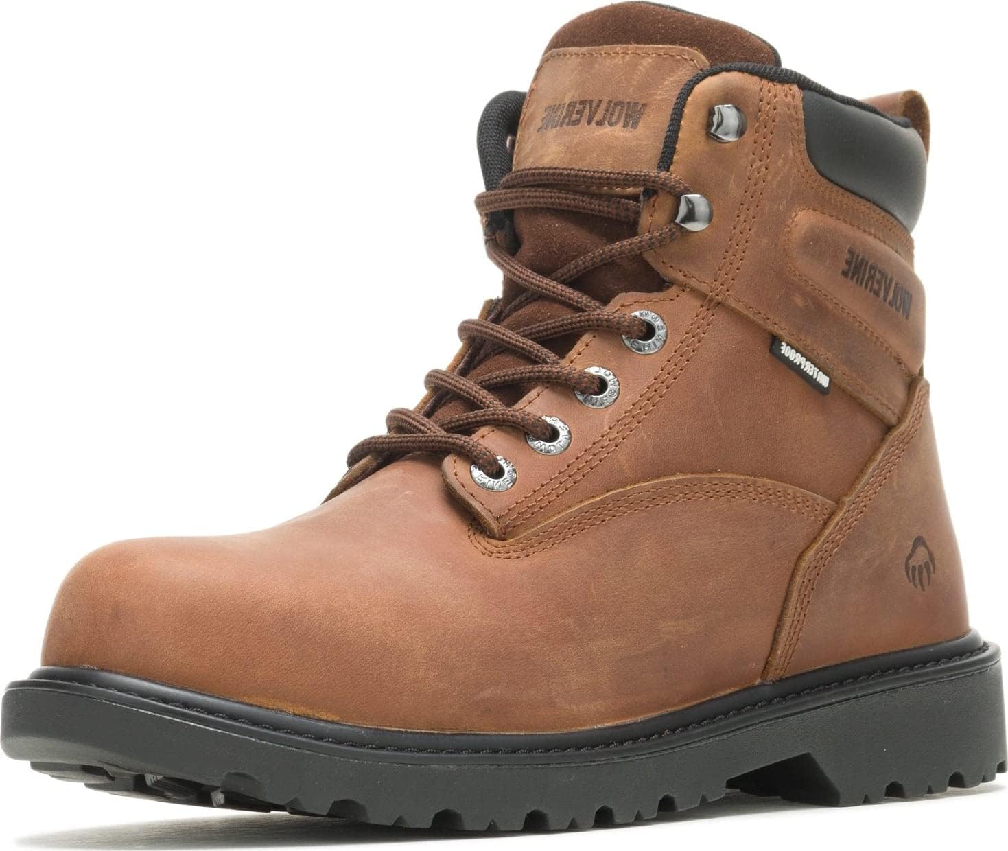 

Мужские ботинки Wolverine Floorhand с водонепроницаемой мембраной и стальным носком, 15 см, Tan