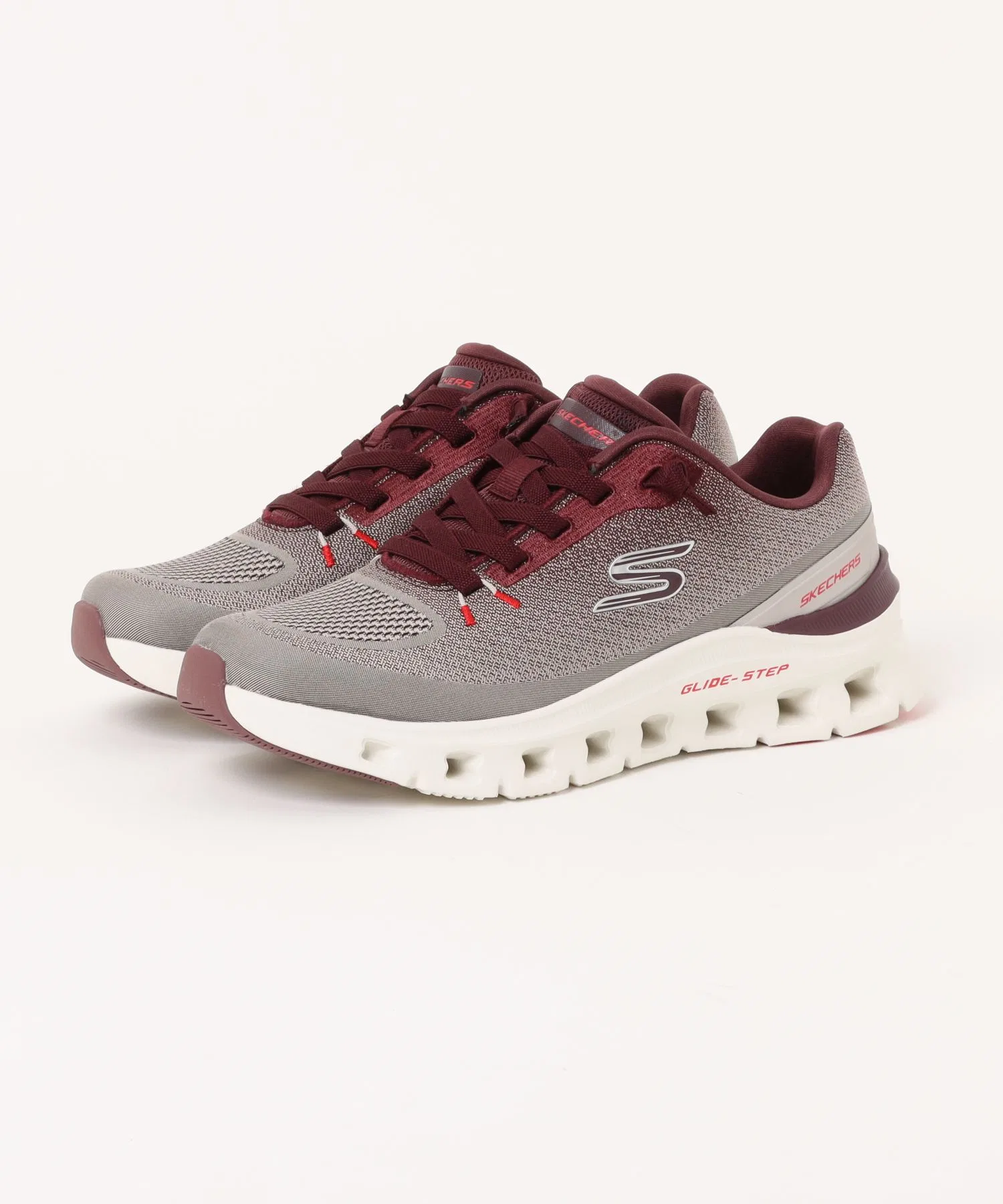 Мужские кроссовки SKECHERS GLIDE-STEP PRO-WAVERRA для ходьбы бежевые