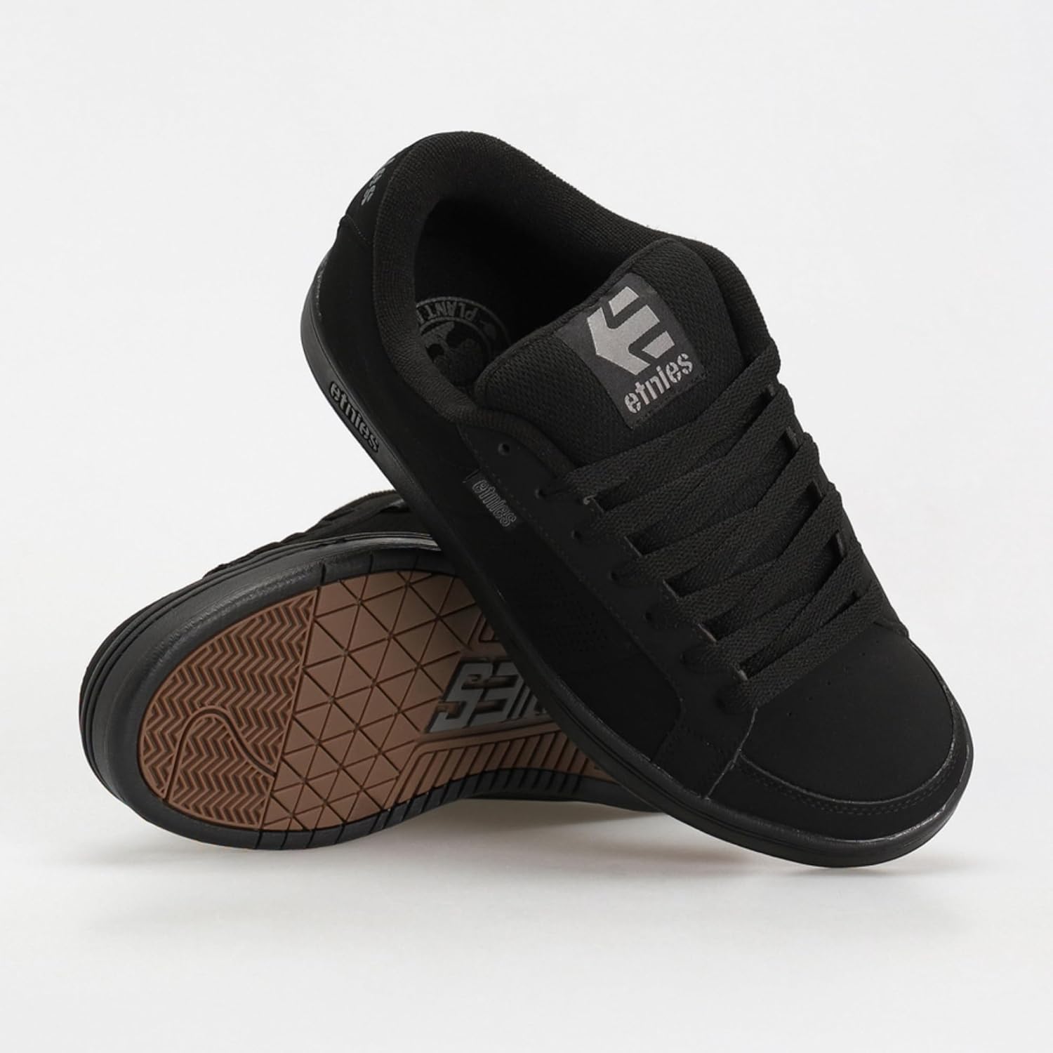 Мужские скейтбордические кроссовки Etnies Kingpin Classic Puffy, экологичные, удобные и прочные, с литой стелькой из EVA, черный — фото 3