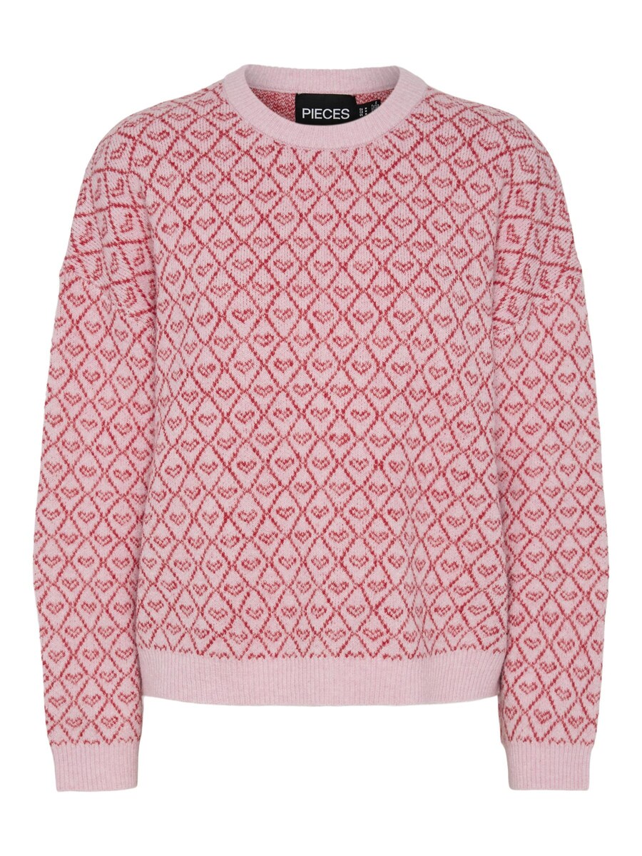 

Тонкий вязаный свитер PIECES Sweater PCNavi, розовый
