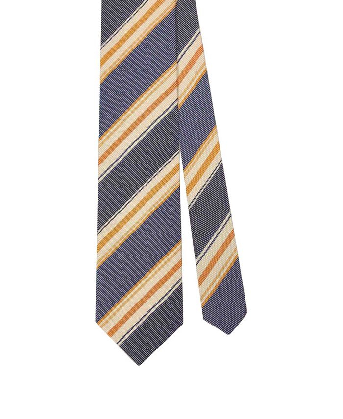 

Галстук Robert Mogador Stripes Best of Class Robert Talbott, синий