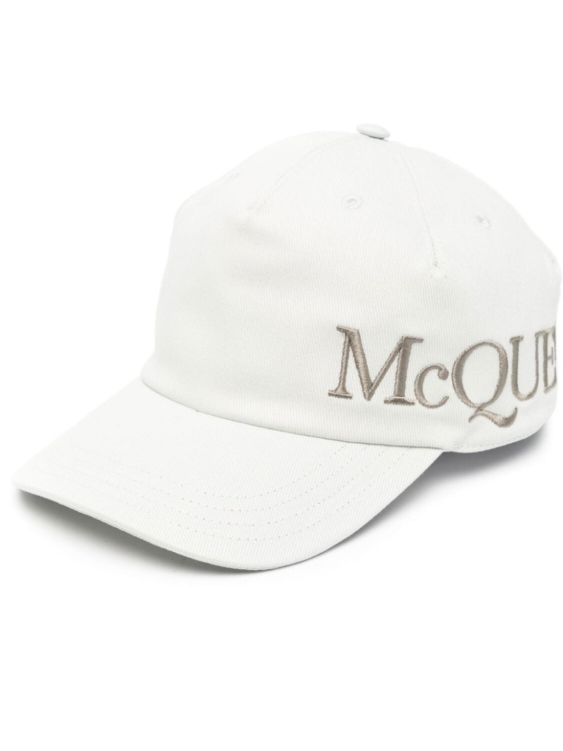 

Alexander McQueen бейсболка с вышитым логотипом, зеленый