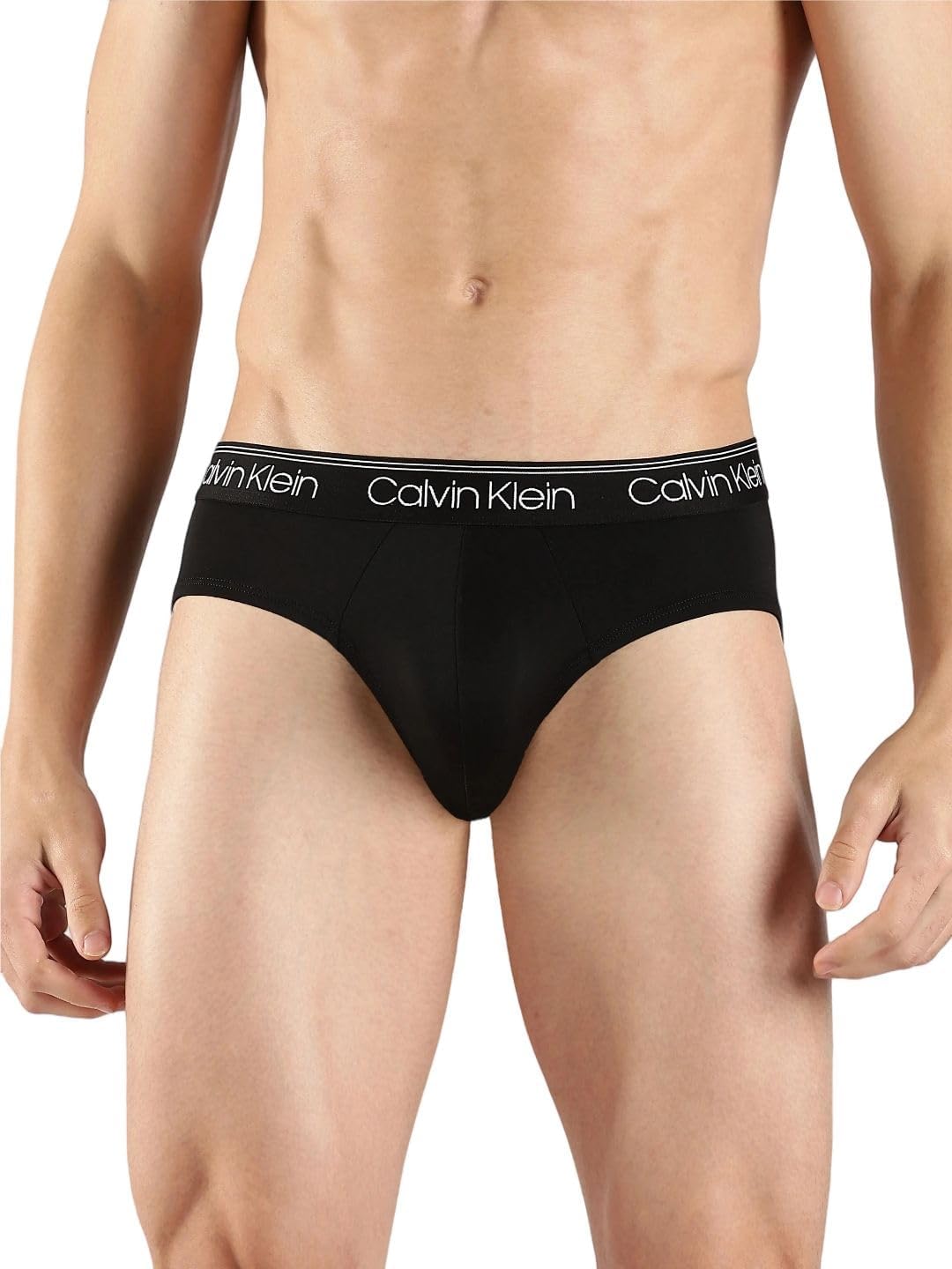 Комплект из 3 мужских трусов-брифов Calvin Klein Micro Stretch, 3 Black