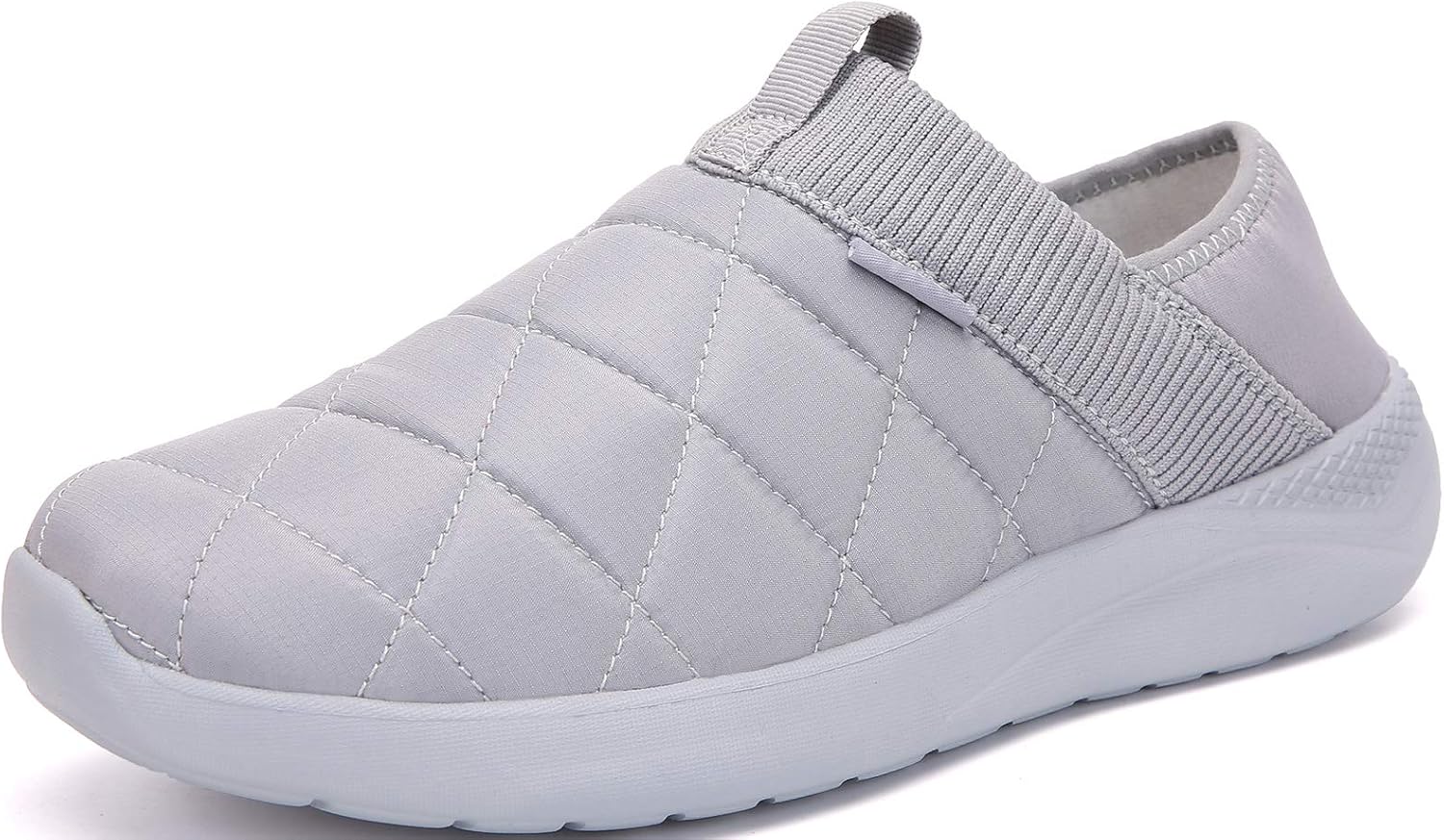 

Тапочки KUBUA для мужчин и женщин, домашняя обувь, плюшевые, слипоны, садовые лоферы, серый