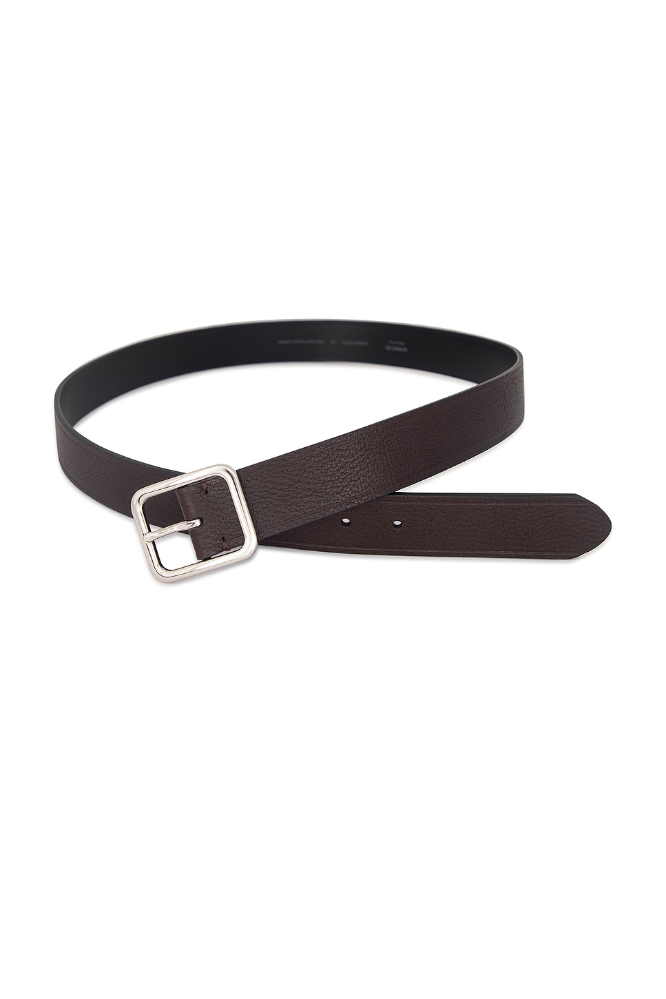 

Плоский ремень из гальки 35 мм Vince, chocolate