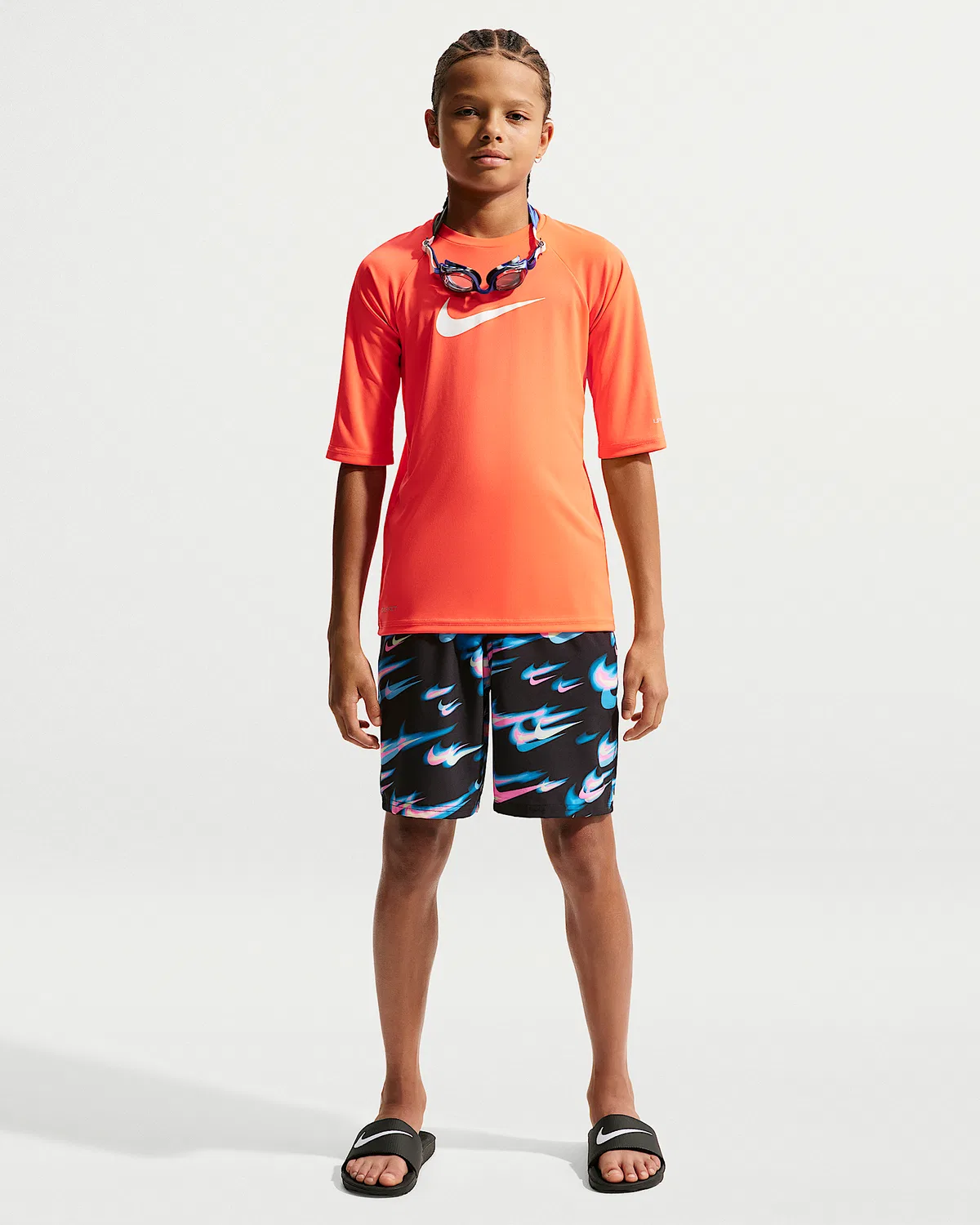 Детские (мальчиковые) плавки Nike Swim Breaker 7" Boxer Volley, Black