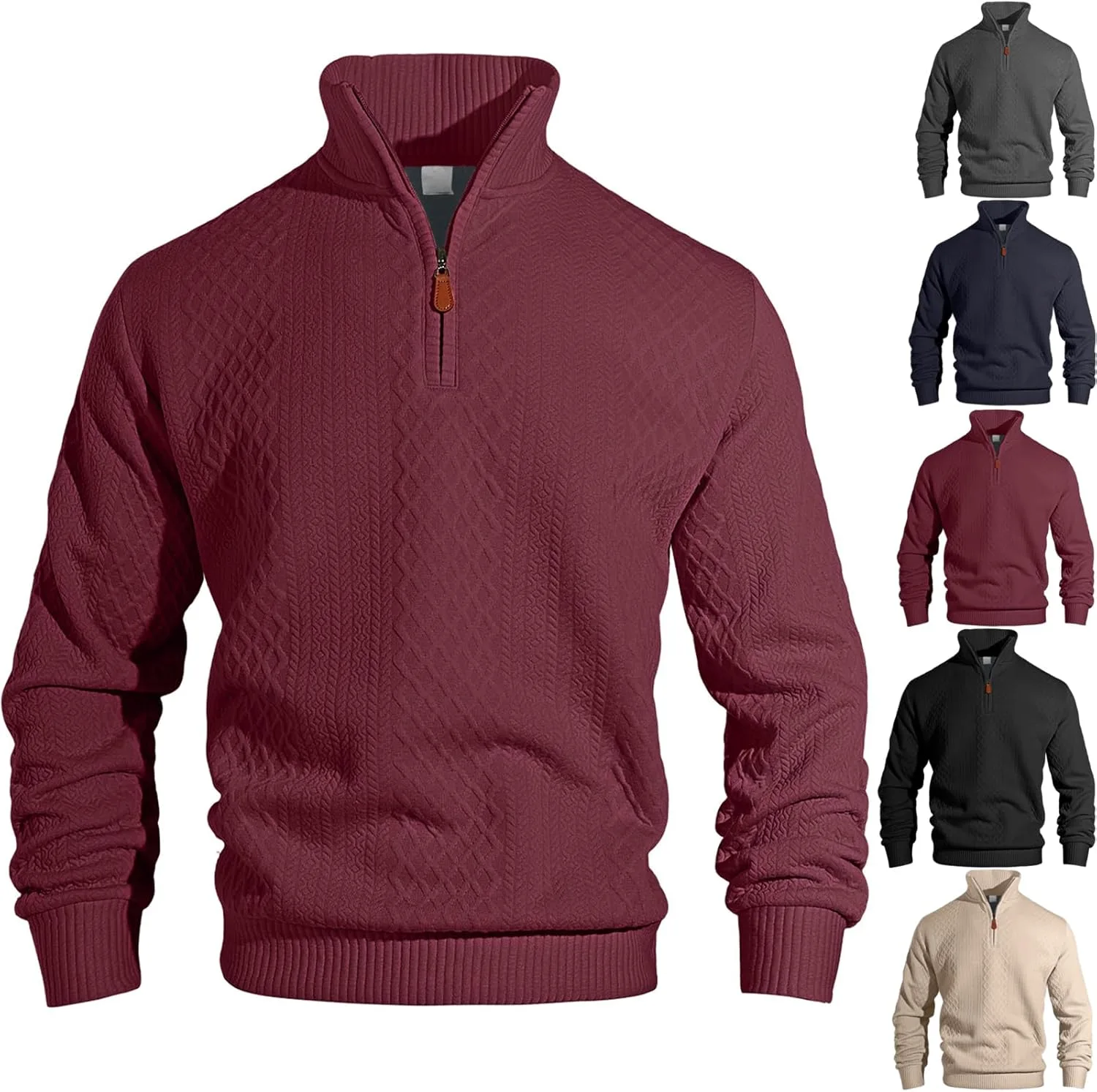 

Мужской свитер с четвертью молнией XYLAWAVE