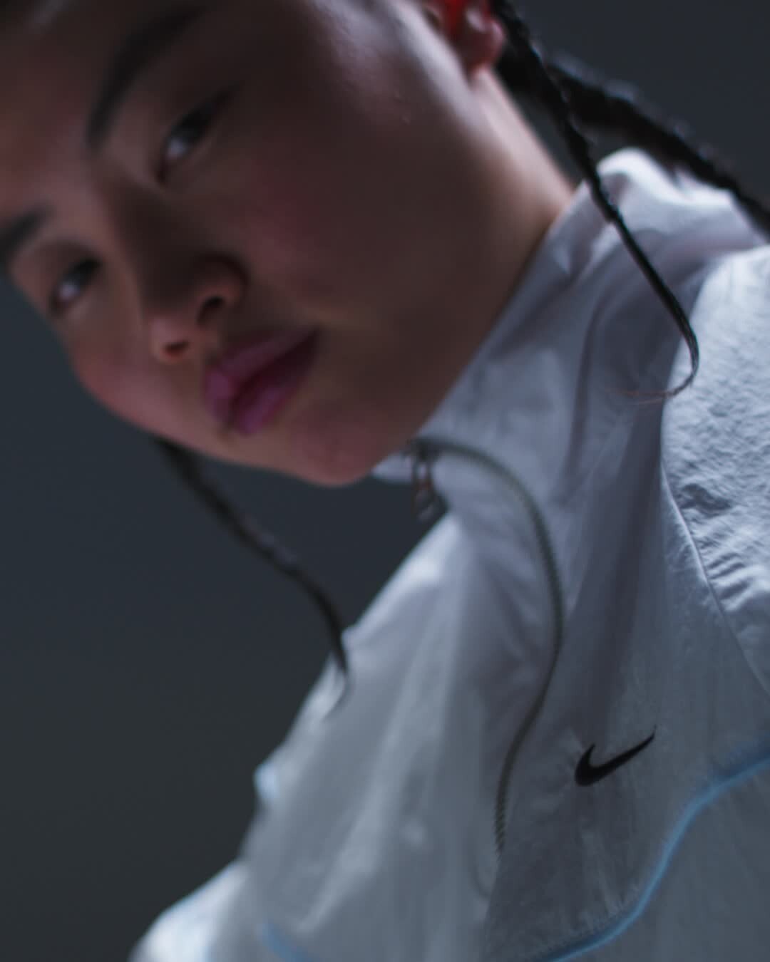 Куртка Nike Windrunner, черный/белый — фото 2