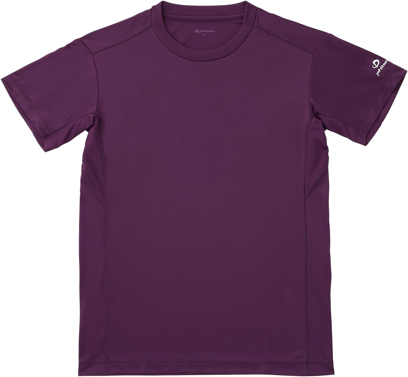 

Футболка Phiten RAKU, с коротким рукавом, однотонная, унисекс, фиолетовый