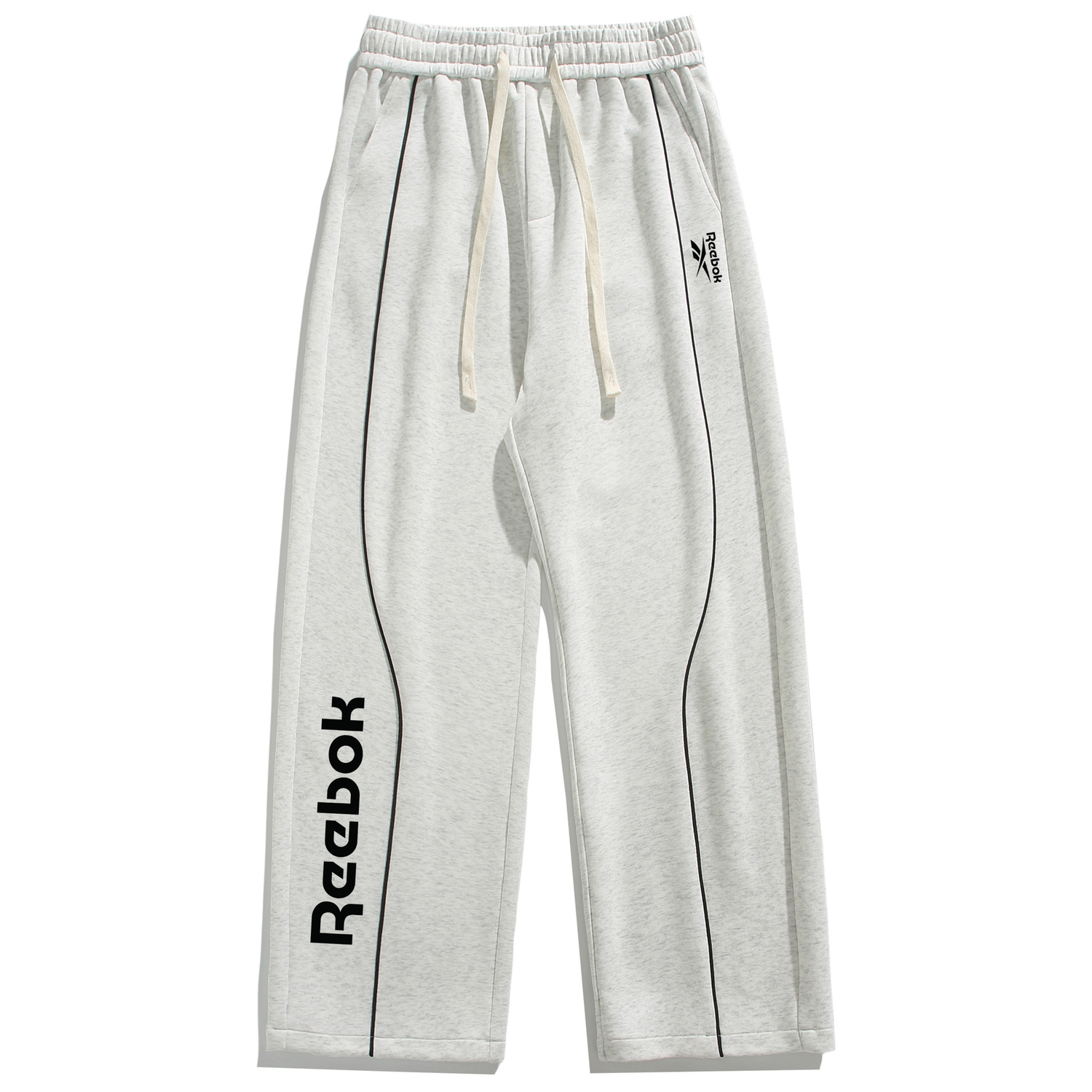 

Повседневные брюки Unisex Moderate Straight Fit Reebok, белый серый