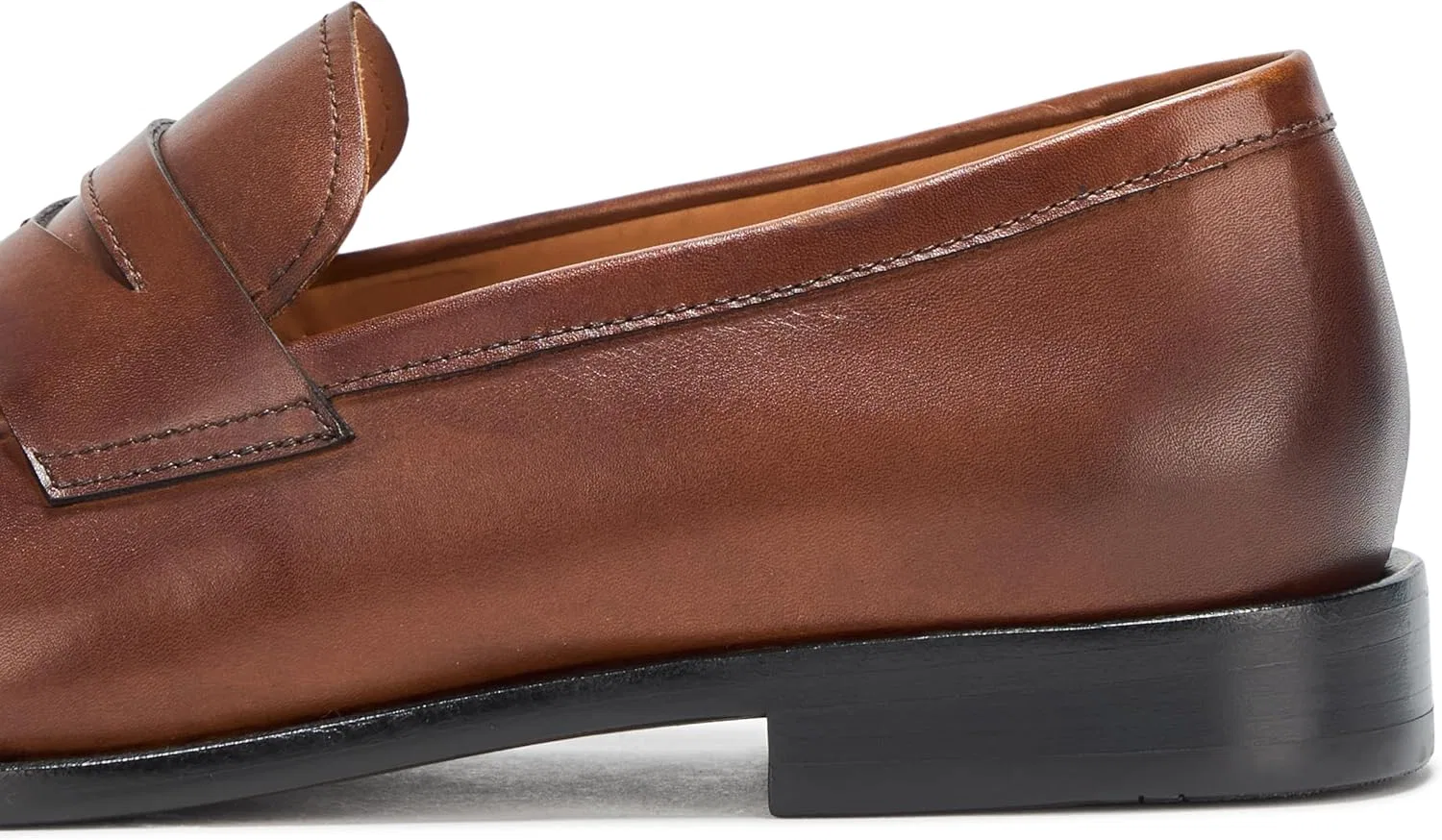 Лоферы из натуральной кожи Brooks Brothers, Tan — фото 4