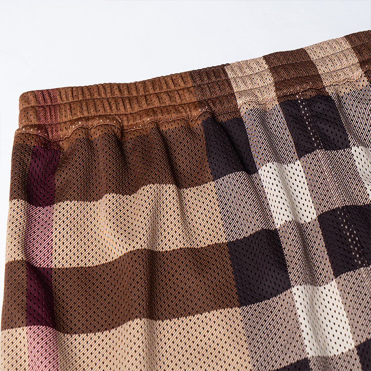 Шорты Burberry мужские повседневные, полиэстер, коричневый — фото 4