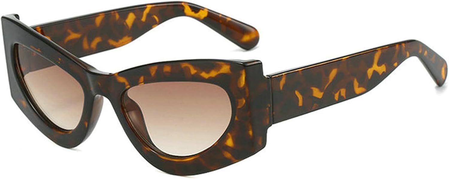 

Willochra Модные солнцезащитные очки Jelly Color Cat Eye для женщин с градиентным переходом цвета, защита от ультрафиолета UV400, ретро-стиль, розово-зеленые, мужские солнцезащитные очки, Leopard