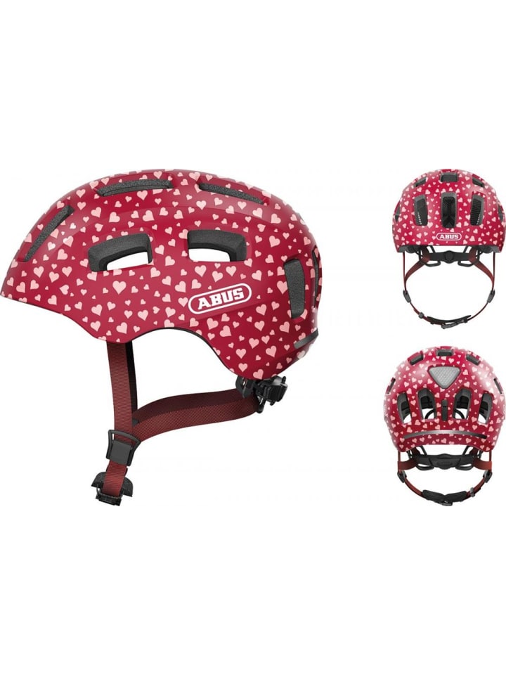 

ABUS Детский шлем Youn-I 2.0 «вишневое сердце» 52 шт