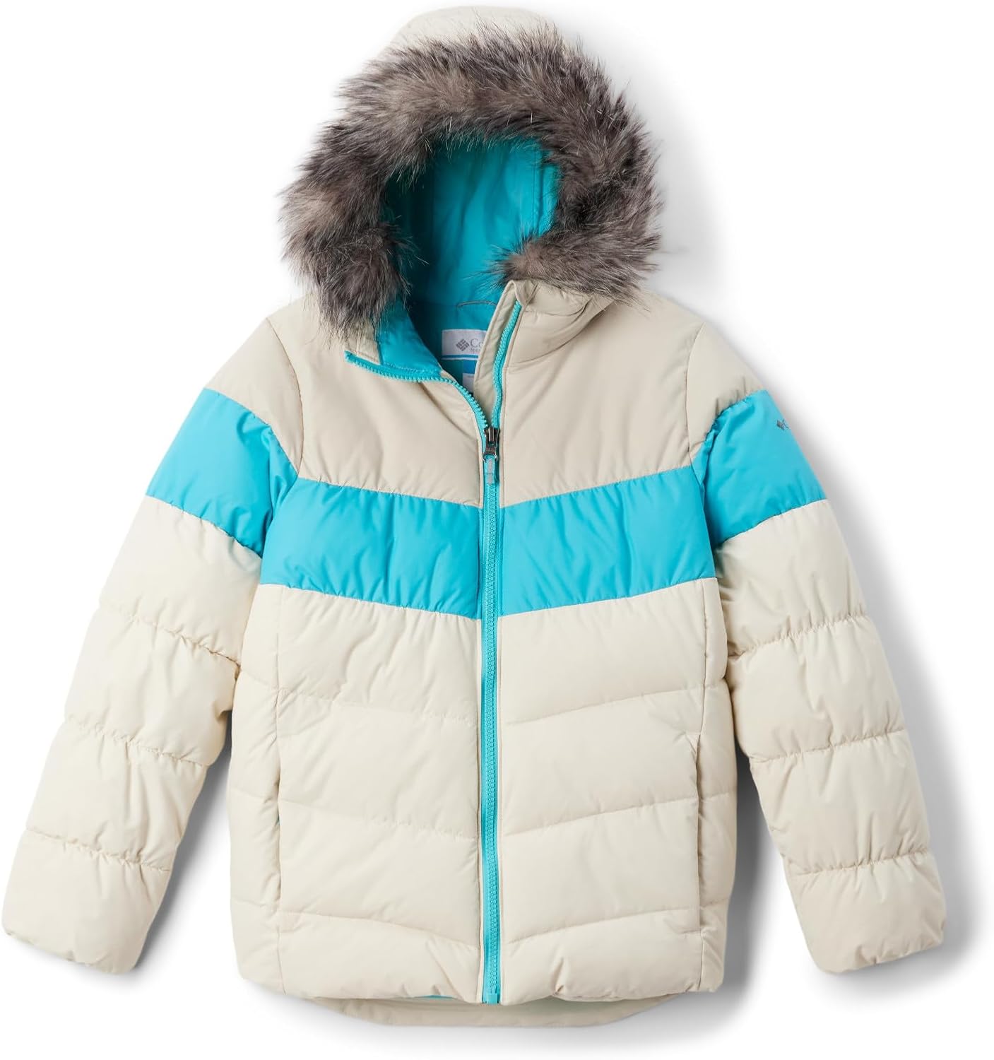 

Куртка Columbia girls Arctic Blast Iii, Chalk/Geyser/Dark Stone