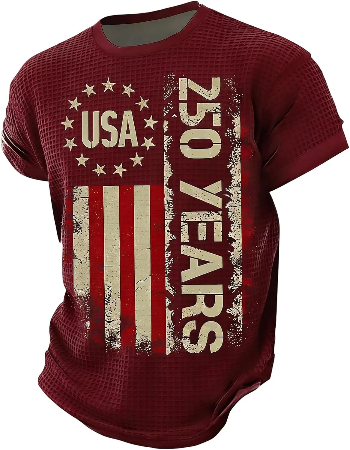 

Мужская летняя футболка America 250 Anniversary USA с коротким рукавом UJAKEL