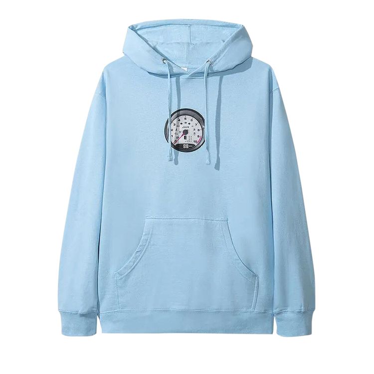 

Худи Anti Social Social Club Straight Pipe Hoodie Sky Blue, синий