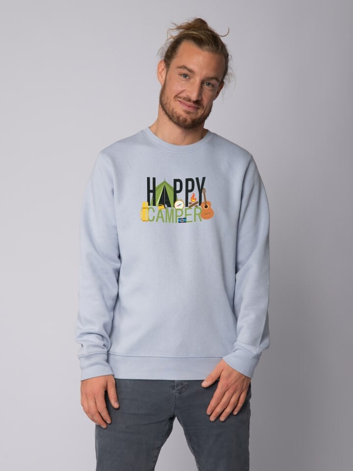 

Толстовка wat Apparel Happy Camper, цвет serene blue