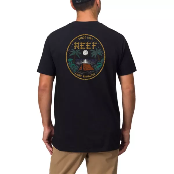 

Мужская футболка с лунным принтом Moonlight Reef, черный
