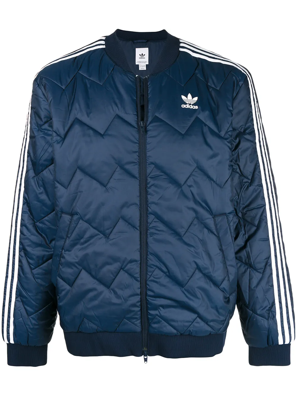 

Утепленная куртка-бомбер adidas, синий