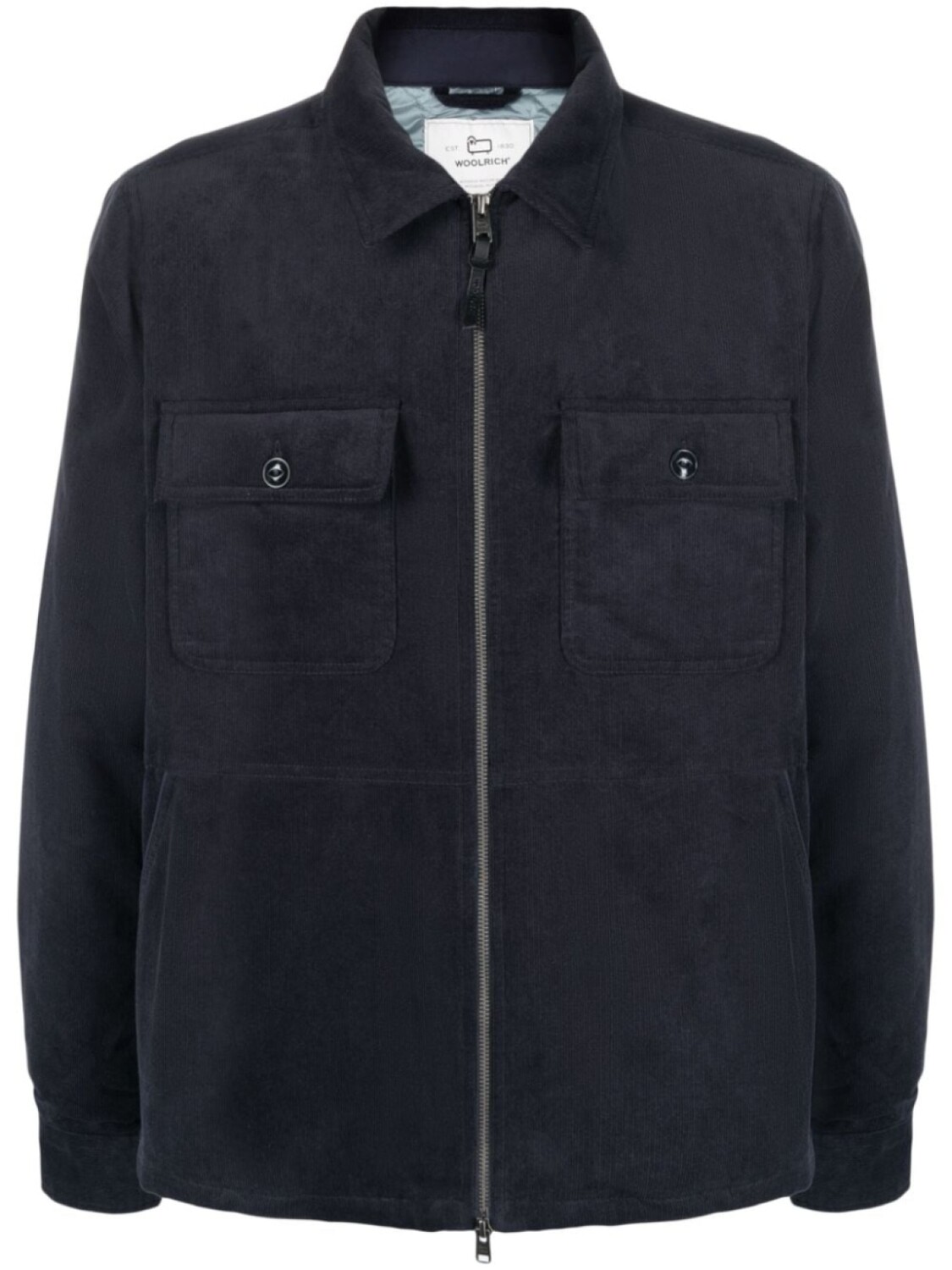 

Woolrich вельветовая куртка-рубашка Stag, синий