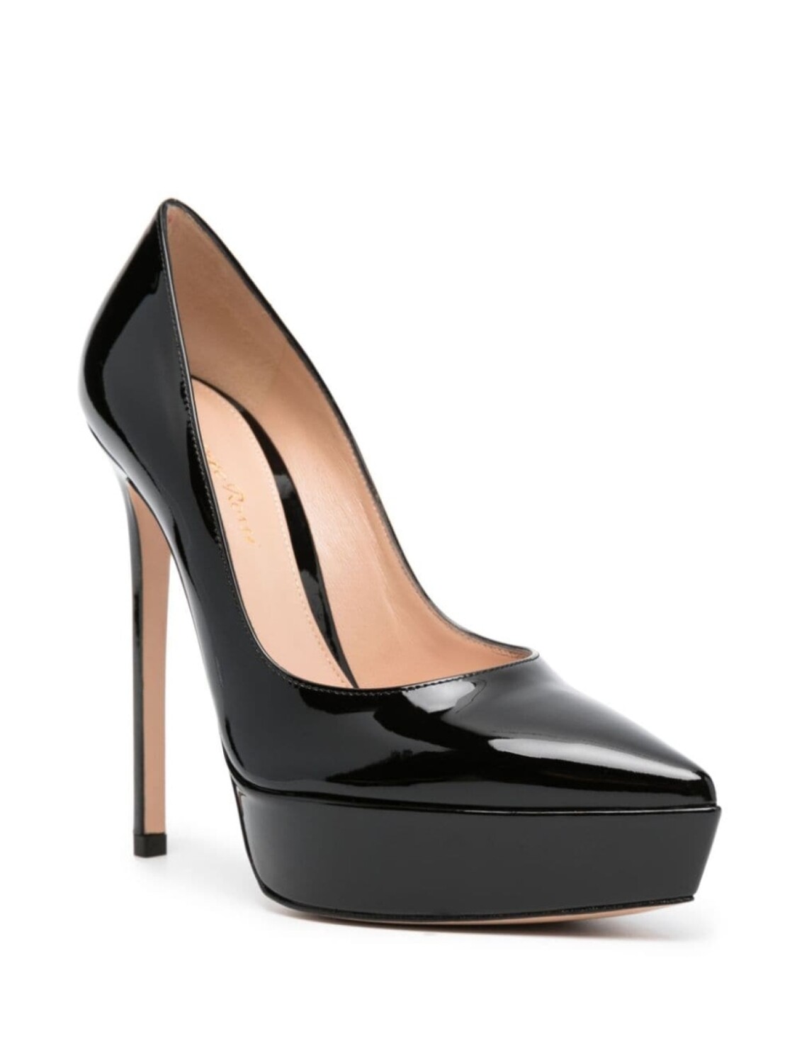 Gianvito Rossi лакированные туфли-лодочки, черный — фото 2