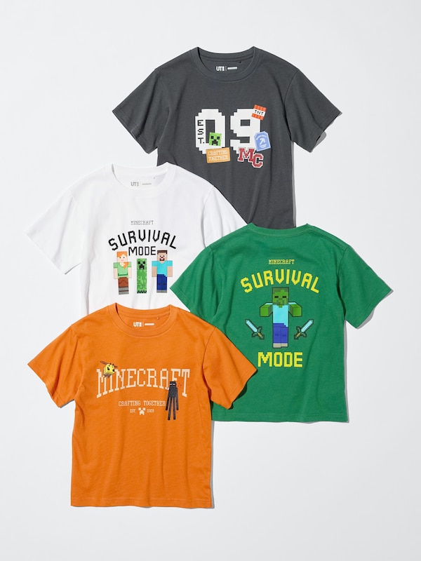 Футболка UT Minecraft Uniqlo, 55 green — фото 3