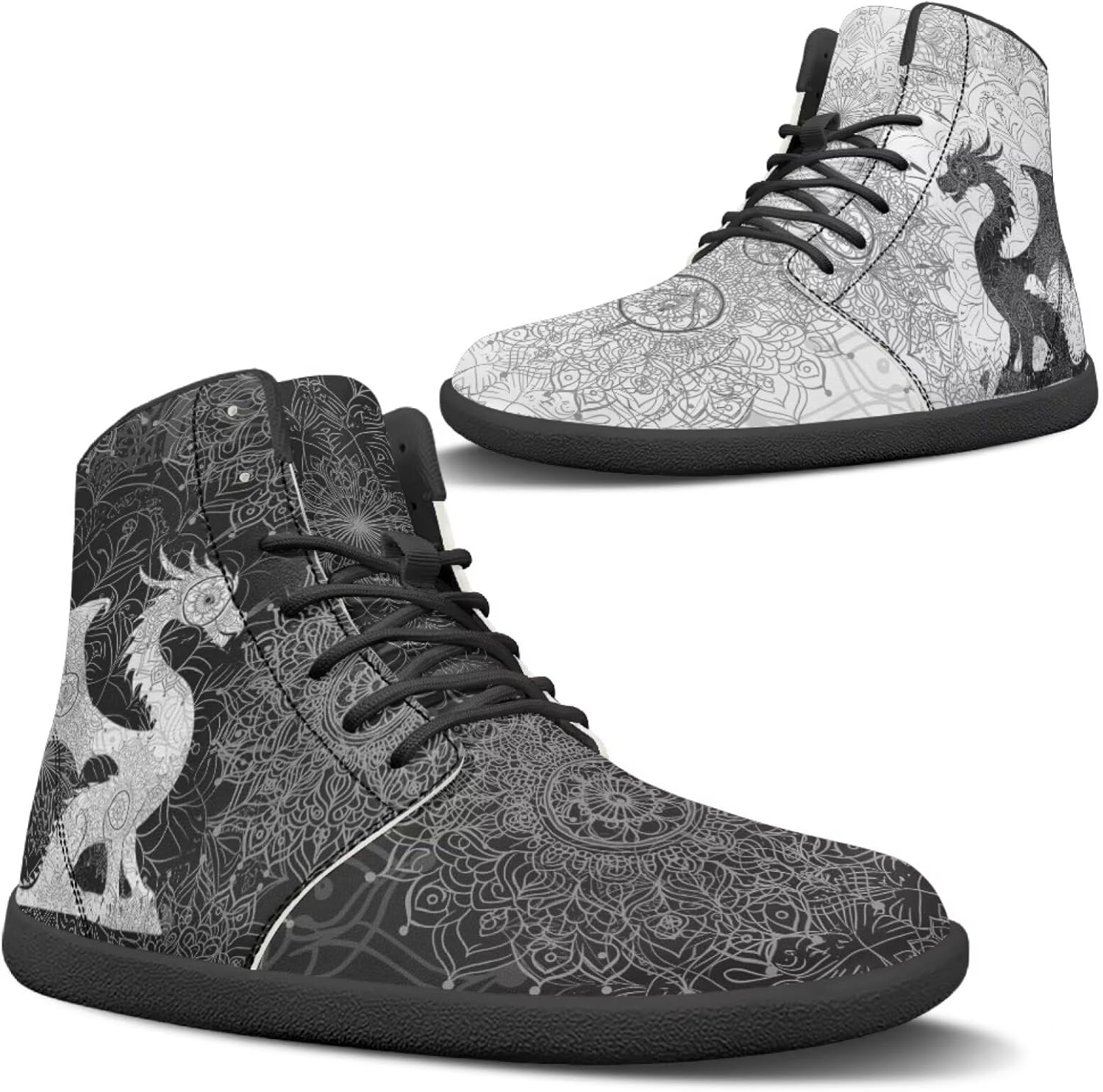 

Кроссовки Binienty Barefoot Minimalist для мужчин и женщин с широким носком, кросс-тренер, без подъема, на шнуровке, белый