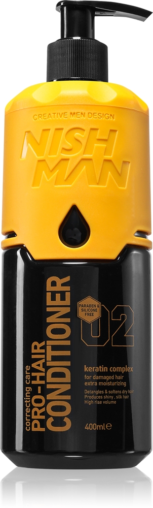

2 кондиционера для волос для мужчин Nish Man, 400 мл