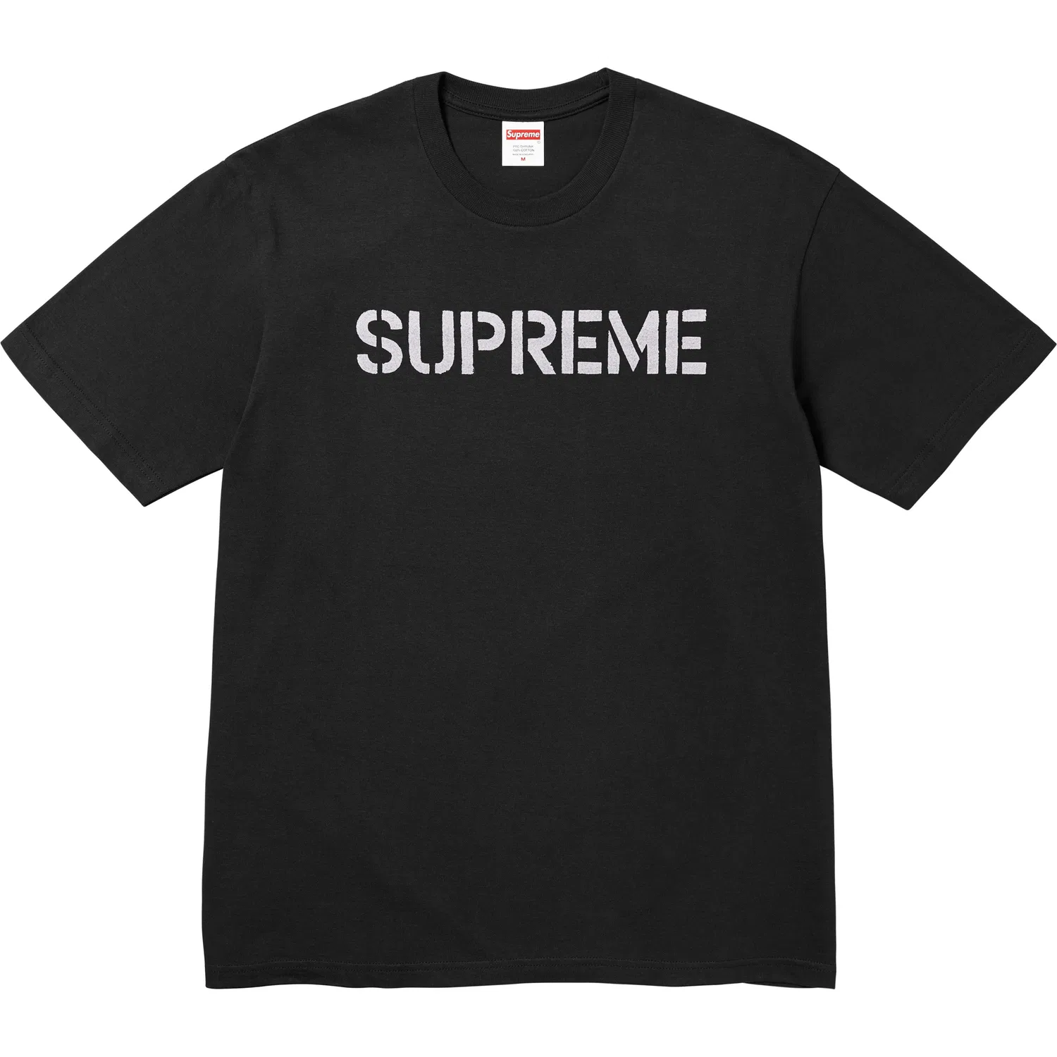 Футболка унисекс SS26 WEEK7 Hard Tee Supreme, Black — фото 3