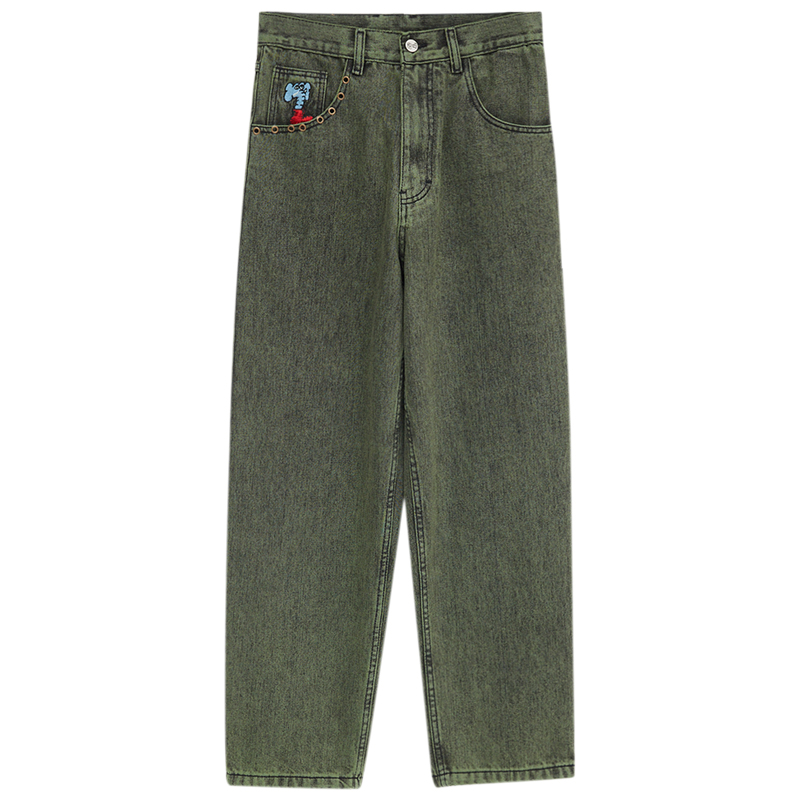 

Джинсы унисекс MIND ERROR, Washed Black
