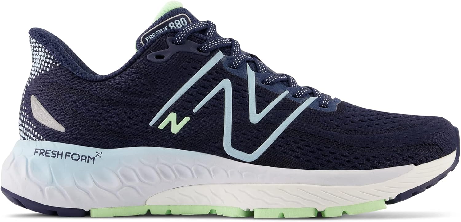 Мужские кроссовки для бега New Balance Fresh Foam X 880 V13, зеленый/голубой — фото 2