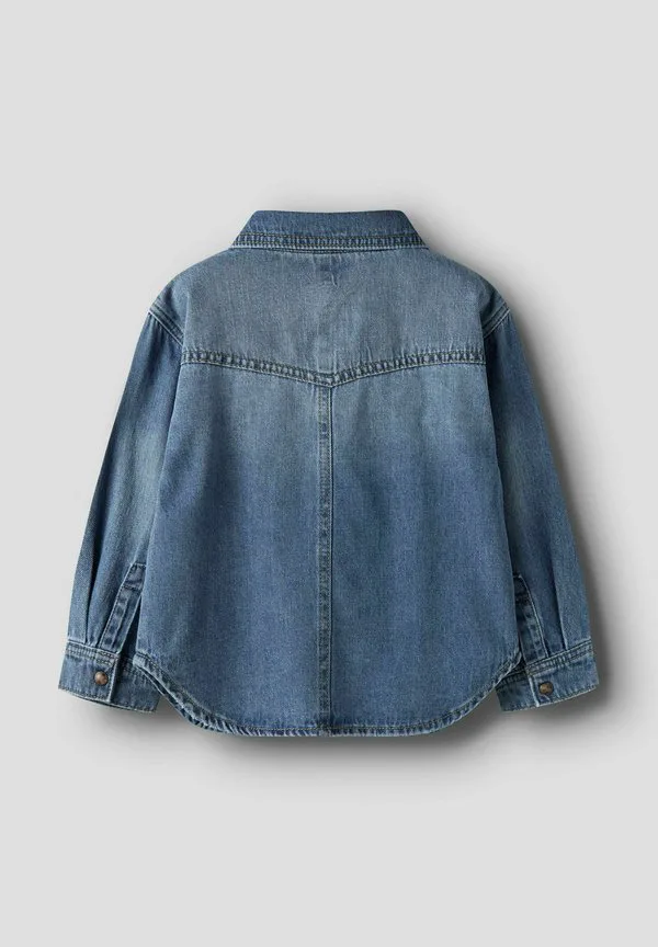 Джинсовая куртка Name It, Medium Blue Denim — фото 4