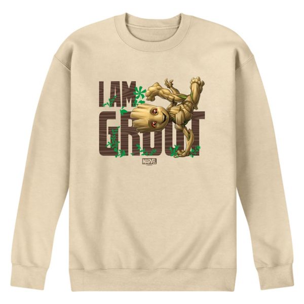 

Мужская толстовка с капюшоном Guardians of the Galaxy "I Am Groot" Marvel, бежевый
