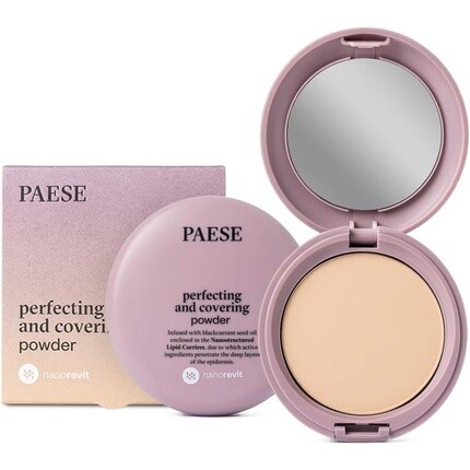 

Nanorevit 04 Теплый бежевый Совершенствующая и покрывающая пудра 9G, Paese Cosmetics