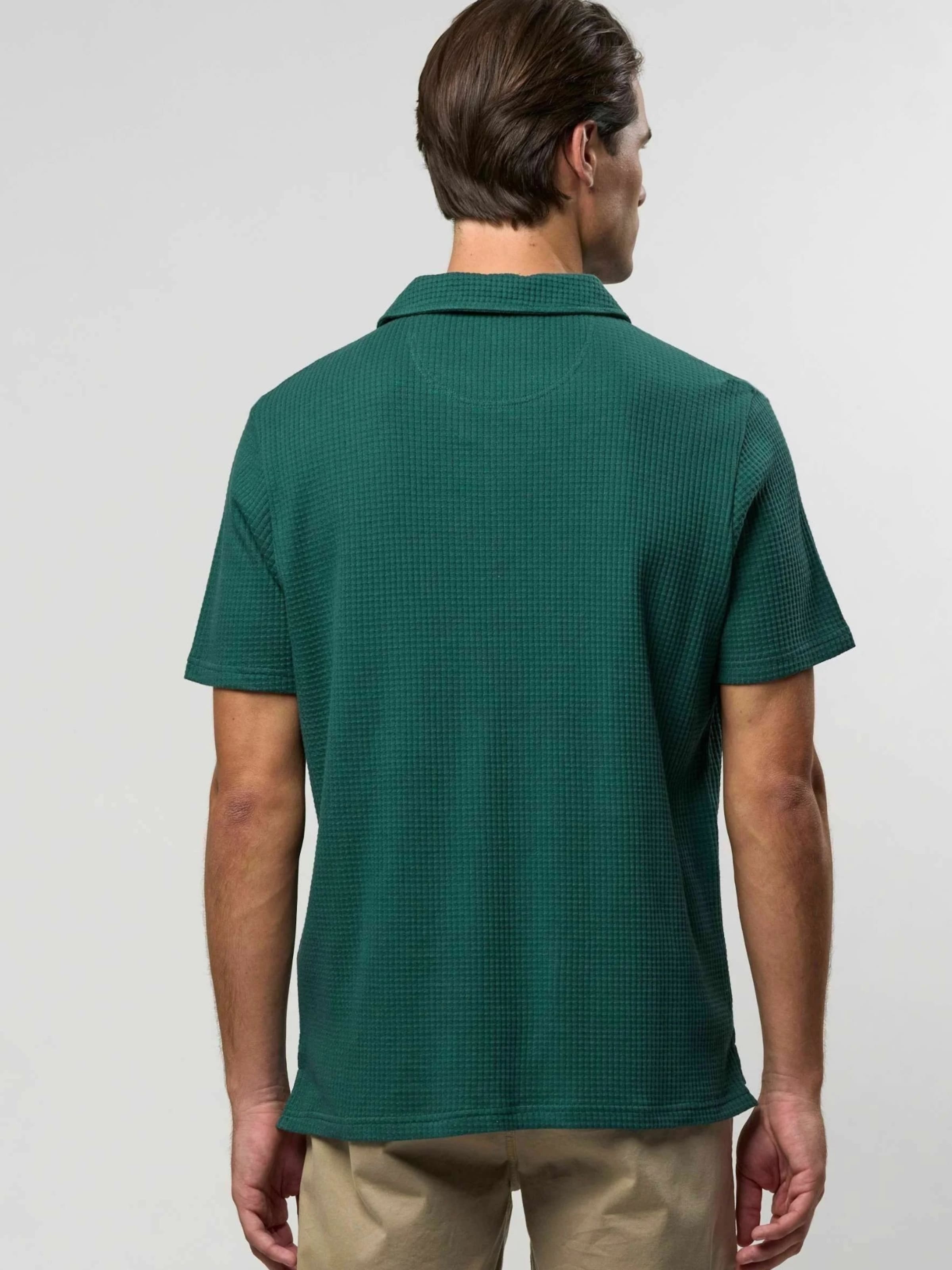 U.S. POLO ASSN. Рубашка на пуговицах 'UMCosta' в цвете бирюза, Regular fit — фото 4