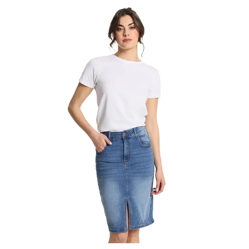 

Юбка Victorio & Lucchino 11147 denim skirt, синий