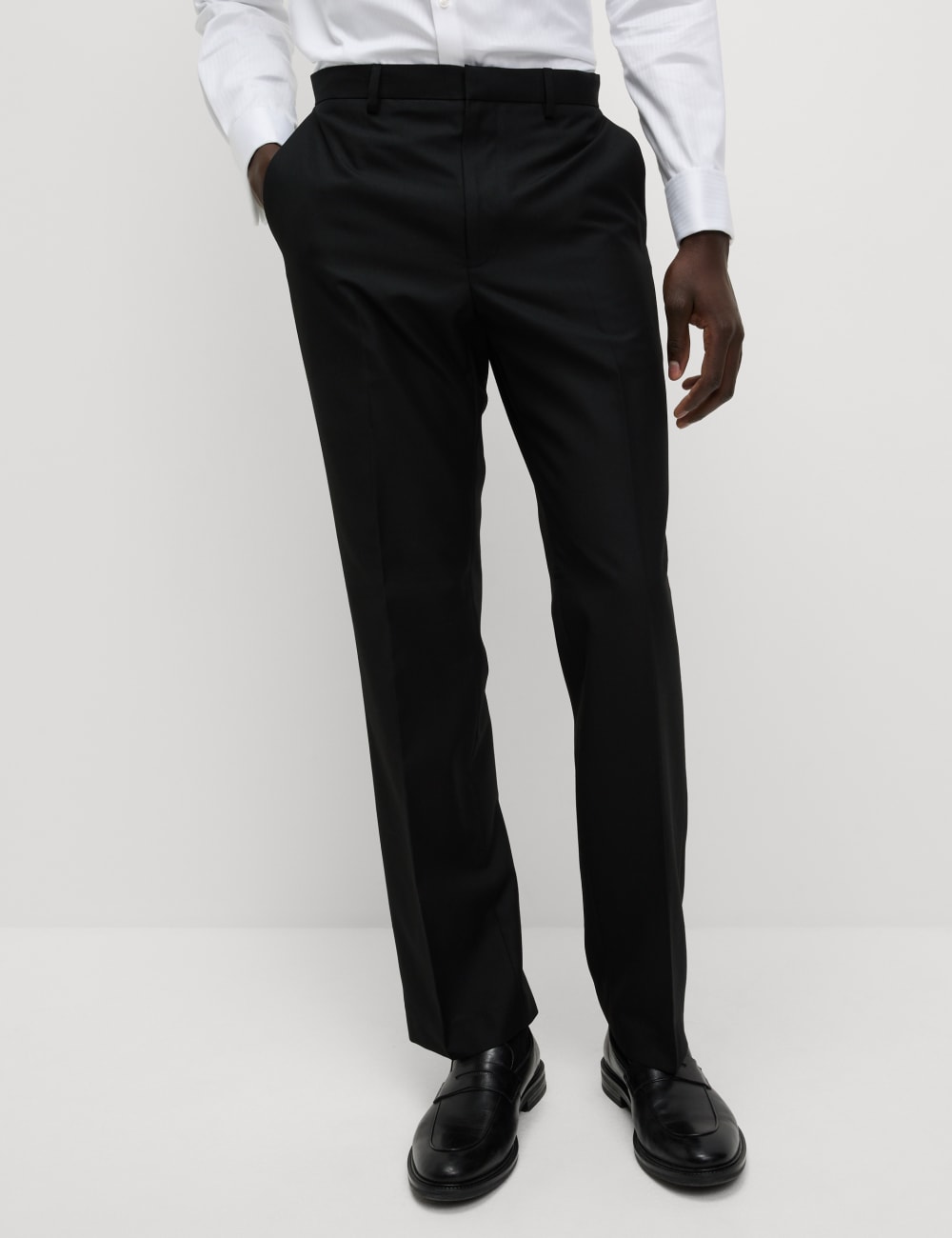 

Брюки классического кроя Marks & Spencer, черный
