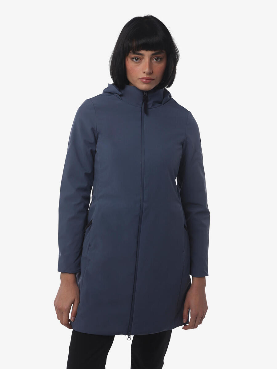 

JAKED Синтетическая спортивная куртка цвета индиго для женщин