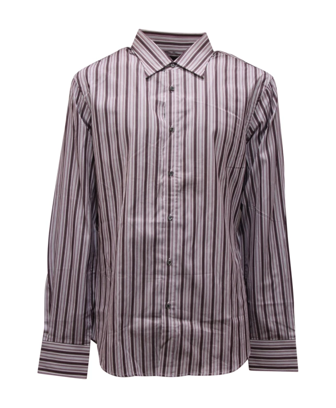 

Итальянская полосатая рубашка Dsquared2, фиолетовый