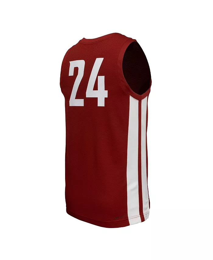 Мужская темно-красная реплика баскетбольной майки Washington State Cougars Nike — фото 2