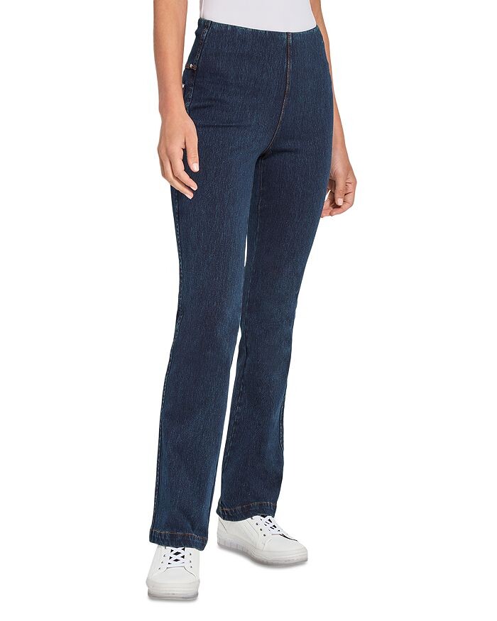 

Джинсы Lyssé Baby Bootcut с высокой посадкой цвета индиго, синий