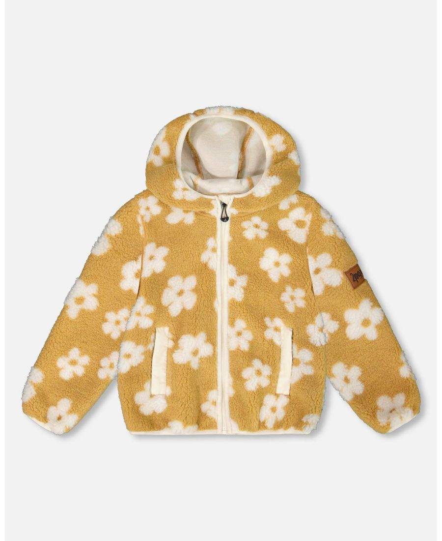 

Детская куртка-шерпа для девочек, светло-бежевого цвета, межсезонье Deux par Deux, Light beige